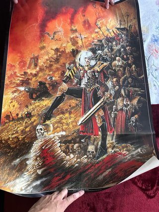 Póster Sisters of Battle John Blanche WH40k