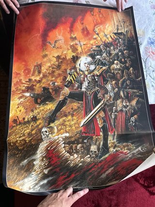 Póster Sisters of Battle John Blanche WH40k