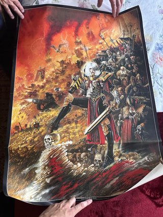 Póster Sisters of Battle John Blanche WH40k