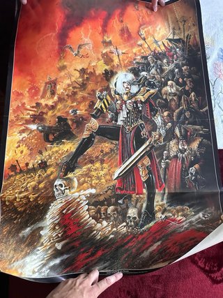 Póster Sisters of Battle John Blanche WH40k