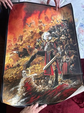 Póster Sisters of Battle John Blanche WH40k