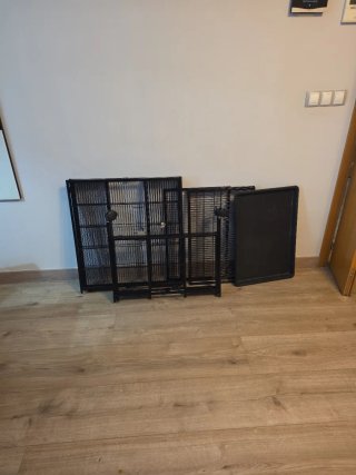 Jaula grande para pájaros desmontable