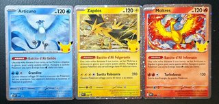 Articuno Zapdos Moltres MEP 096 097 098