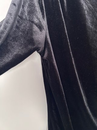 Abito in velluto nero H&M taglia S