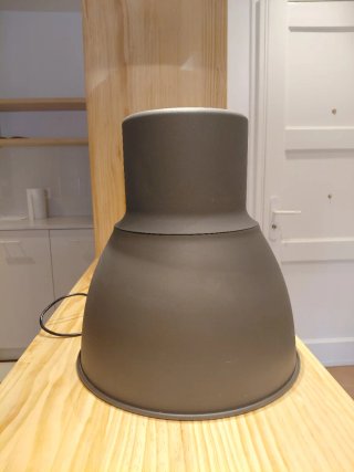 Lámpara Techo Industrial IKEA Gris