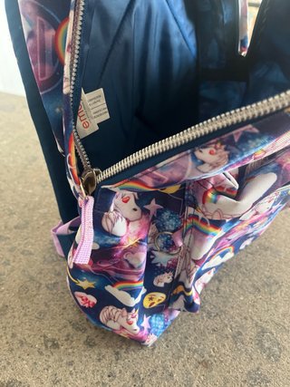 Zaino scuola unicorno galassia emoji