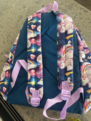 Zaino scuola unicorno galassia emoji