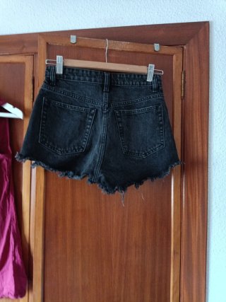 Shorts+ camisa desmangada