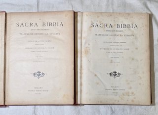 LA SACRA BIBBIA Gustave Doré Treves 1881/85 2 Vol