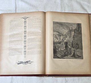 LA SACRA BIBBIA Gustave Doré Treves 1881/85 2 Vol