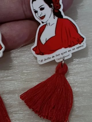 Pendientes Flamenca El brillo de los ojos