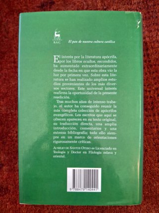 Los Evangelios apócrifos colección de textos gr...