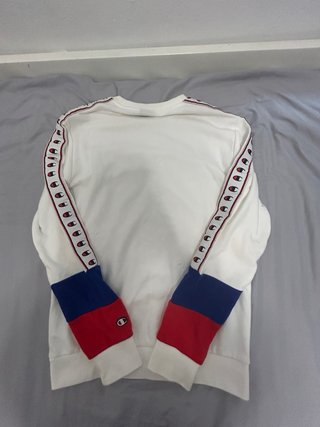 Sudadera Champion Blanca Talla XL Niños