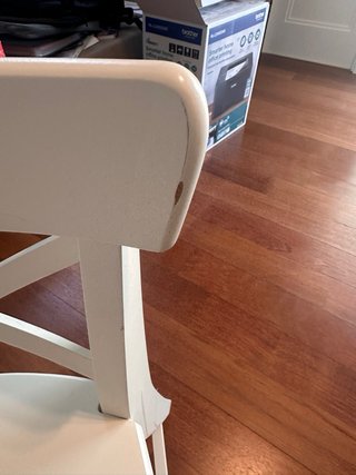 Silla junior alta Ingolf color blanco