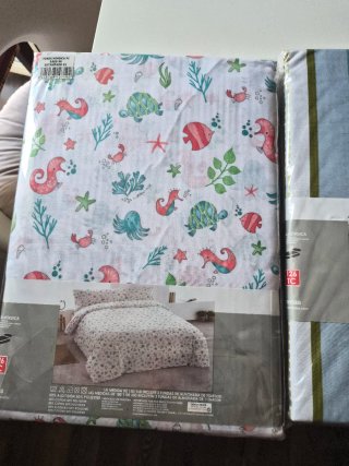 Funda Nórdica Infantil Estampado Marino y rayas