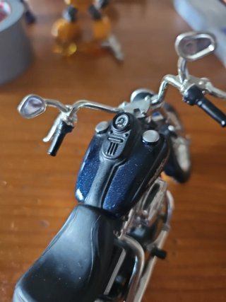 Maqueta Moto Harley Davidson Negra
