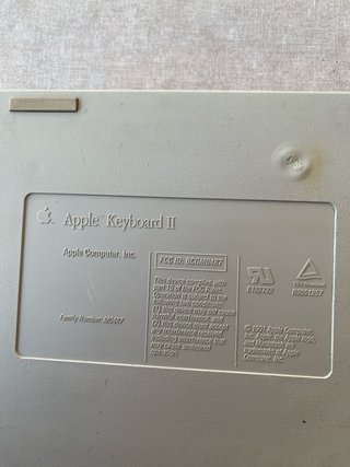 Teclado Apple Keyboard II M0487 ADB español