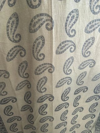Foulard donna grigio con fantasia