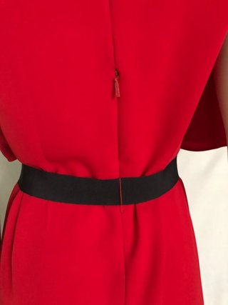 Vestido Fiesta Carolina Herrera Rojo Largo