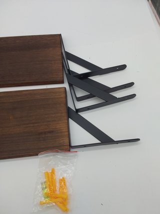 Uten Estantes Pared, Juego de 2 Flotantes Baldas Pared de Madera de 42 cm, Carga Máxima 30 kg, Adecu