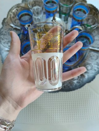 Servizio Tè Marocchino: Teiera e 11 Bicchieri