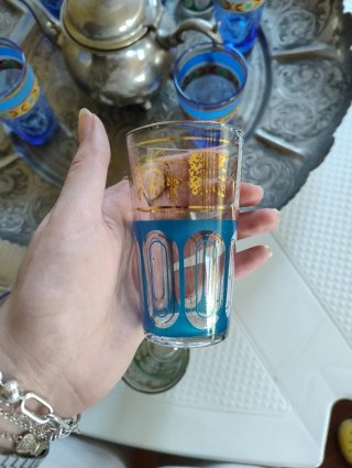 Servizio Tè Marocchino: Teiera e 11 Bicchieri