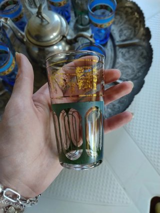 Servizio Tè Marocchino: Teiera e 11 Bicchieri