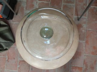 Campana de cristal con pomo