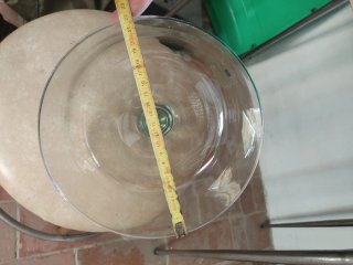 Campana de cristal con pomo