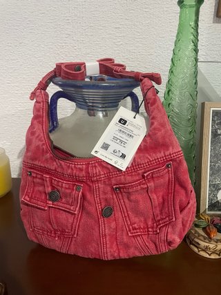 Bolso vaquero rojo Desigual