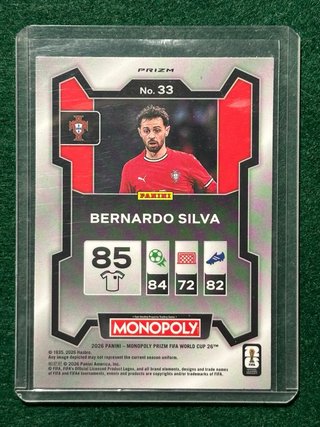 Bernardo Silva Hat Trick MOJO Monopoly Prizm 2026