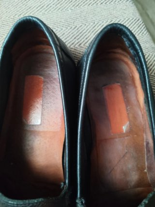 Zapatos de piel negros para hombre