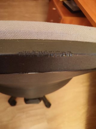 Silla de escritorio ergonómica gris