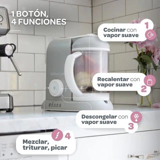 BÉABA Babycook Robot Cocina Infantil Gris