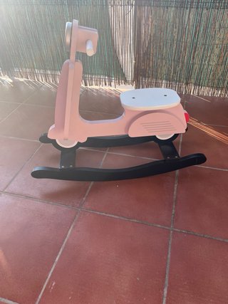 Moto scooter balancín de madera