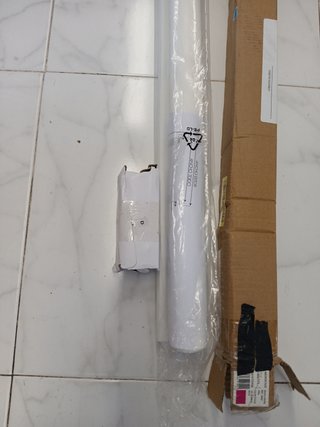 Blindecor Ara | Tenda a rullo traslucida liscia - Bianco Sfumato, 140 x 175 cm (larghezza per altezza)