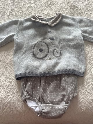 Conjunto bebé 12 meses tractor