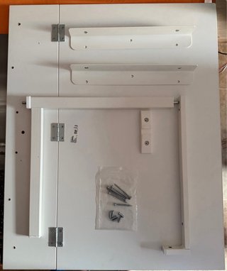 Mesa abatible pared IKEA NORBERG blanca