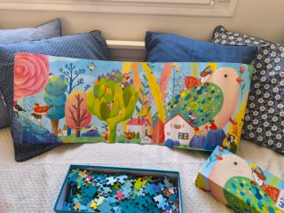 Puzzle Miss Birdy Djeco 350 piezas