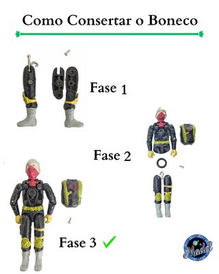 Kit Riparazione Gi Joe Vintage 40 Pezzi