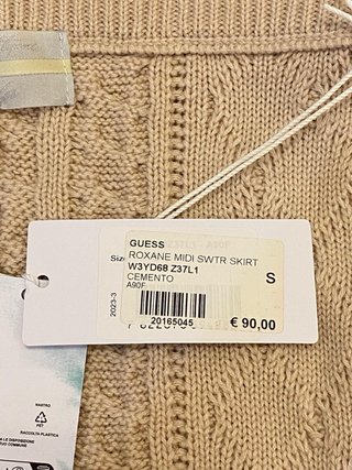 Minigonna Guess Beige Taglia S