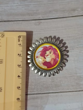 Broche El Rey León Simbad y Mufasa