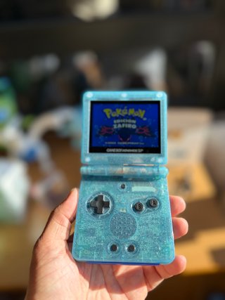 Game Boy Advance SP Edición Cristal IPS5