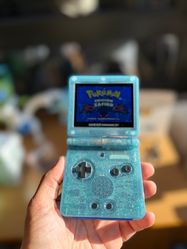 Game Boy Advance SP Edición Cristal IPS5
