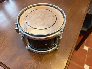Tom de batería Ludwig 8 Negro percusion bateria