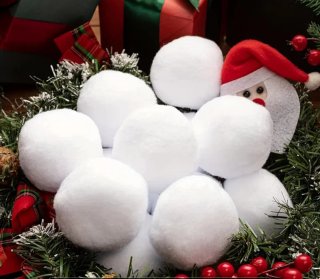 Bolas de nieve decorativas