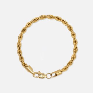 Pulsera CORDÓN ROPE Oro 18K - 5 mm (Liquidación)