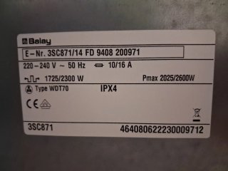 Secadora Balay 7kg