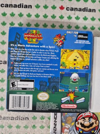 Mario Pinball Land Game Boy Advance