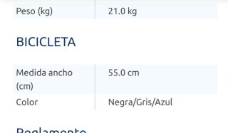 Bicicleta Estática Vital Gym